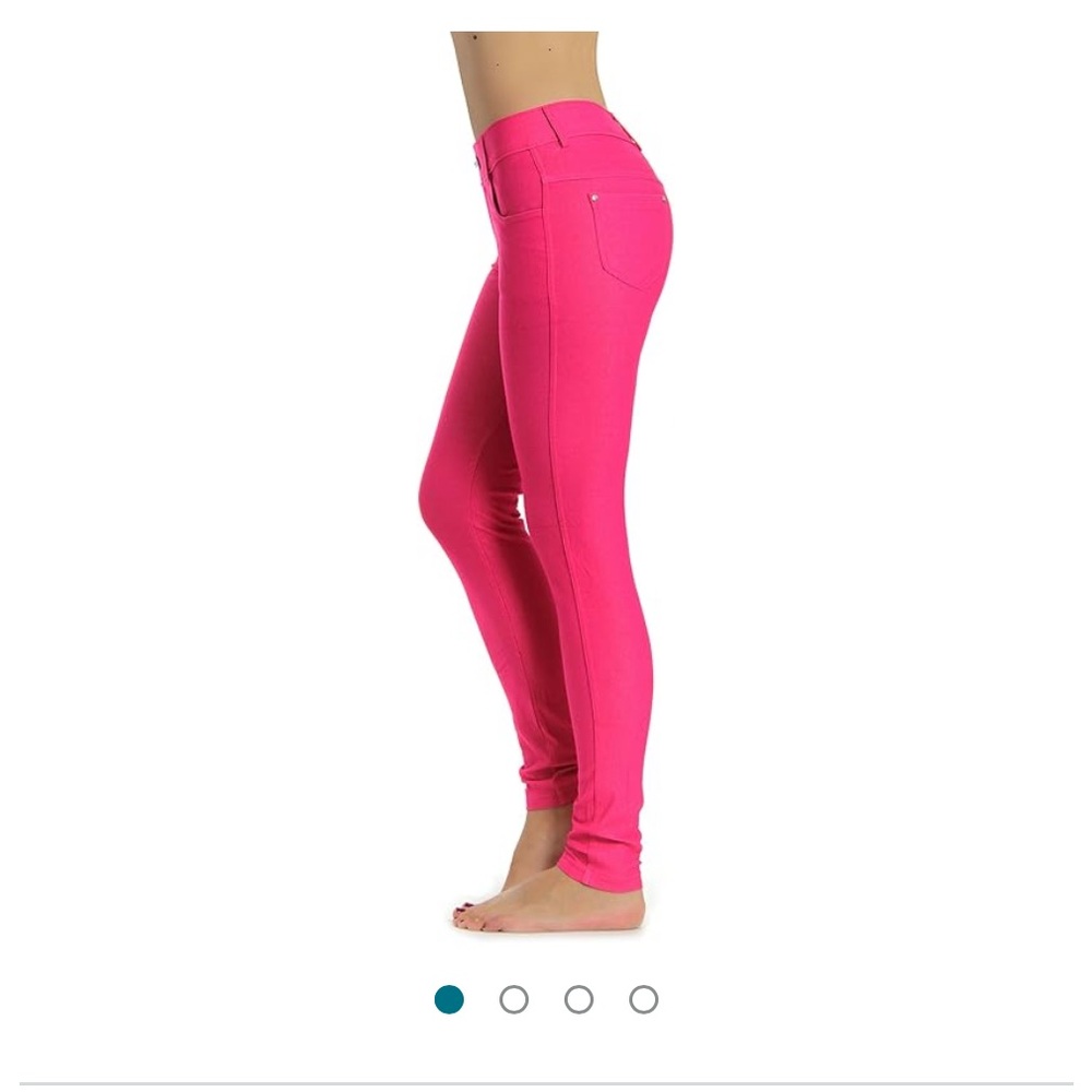 Vibrant Pink Skinny Pants